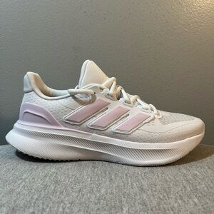 Adidas Ultrarun 5 W Almost Pink/ White Women's Size 7 JH6037​